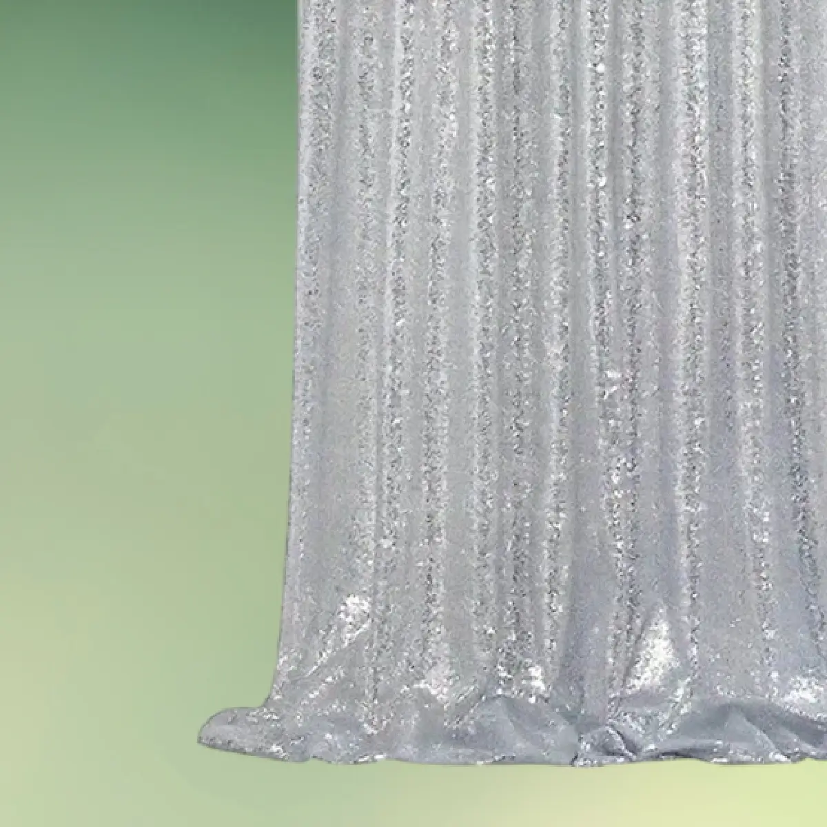 Lej sølv paillet mesh-stof polyester