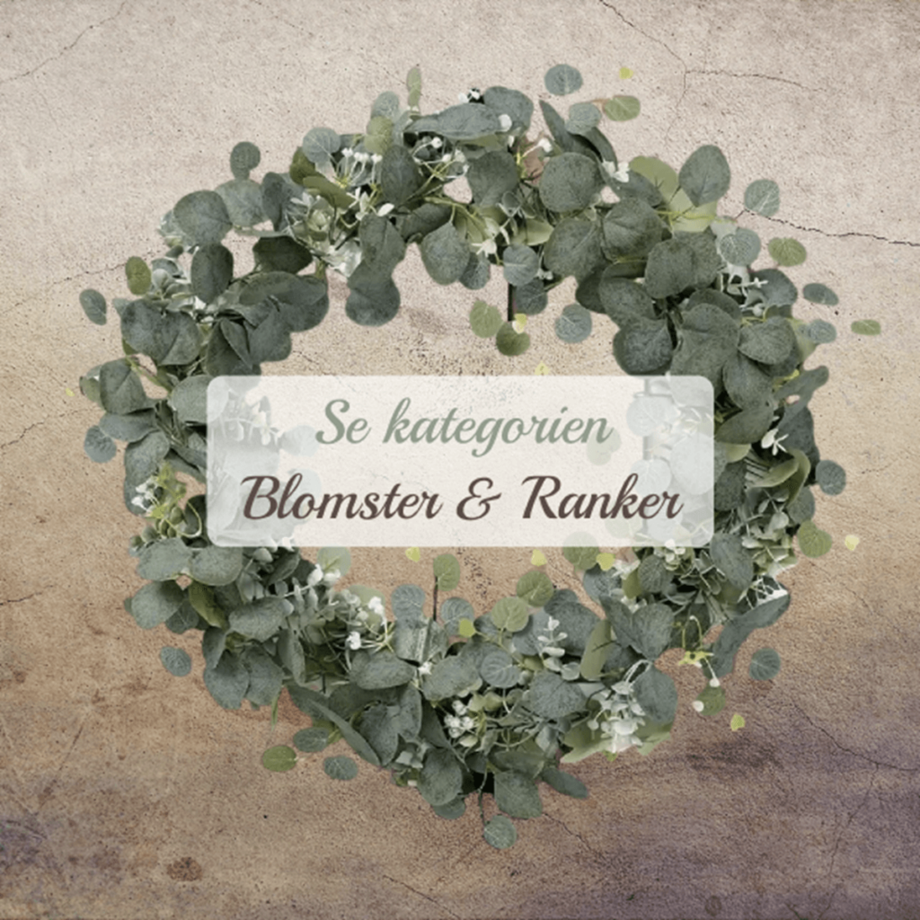 Se kategorien blomster og ranker