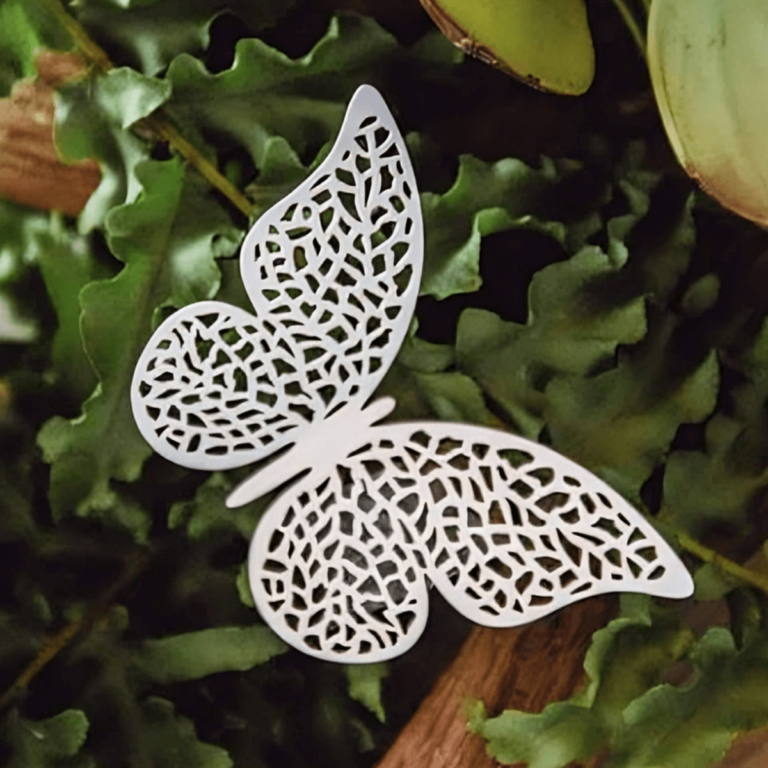 papir sommerfugle pynt - bordpynt