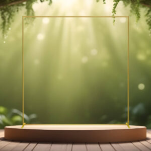 Kvadratisk vielsesbue - backdrop stativ 2 m / 3x3 m