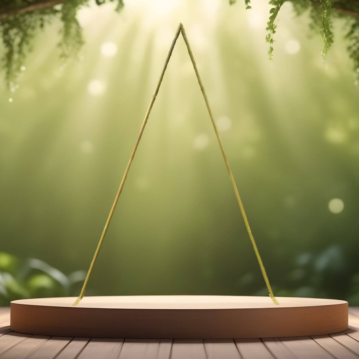 trekantet vielsesbue - backdrop guldfarvet - 180x240 cm