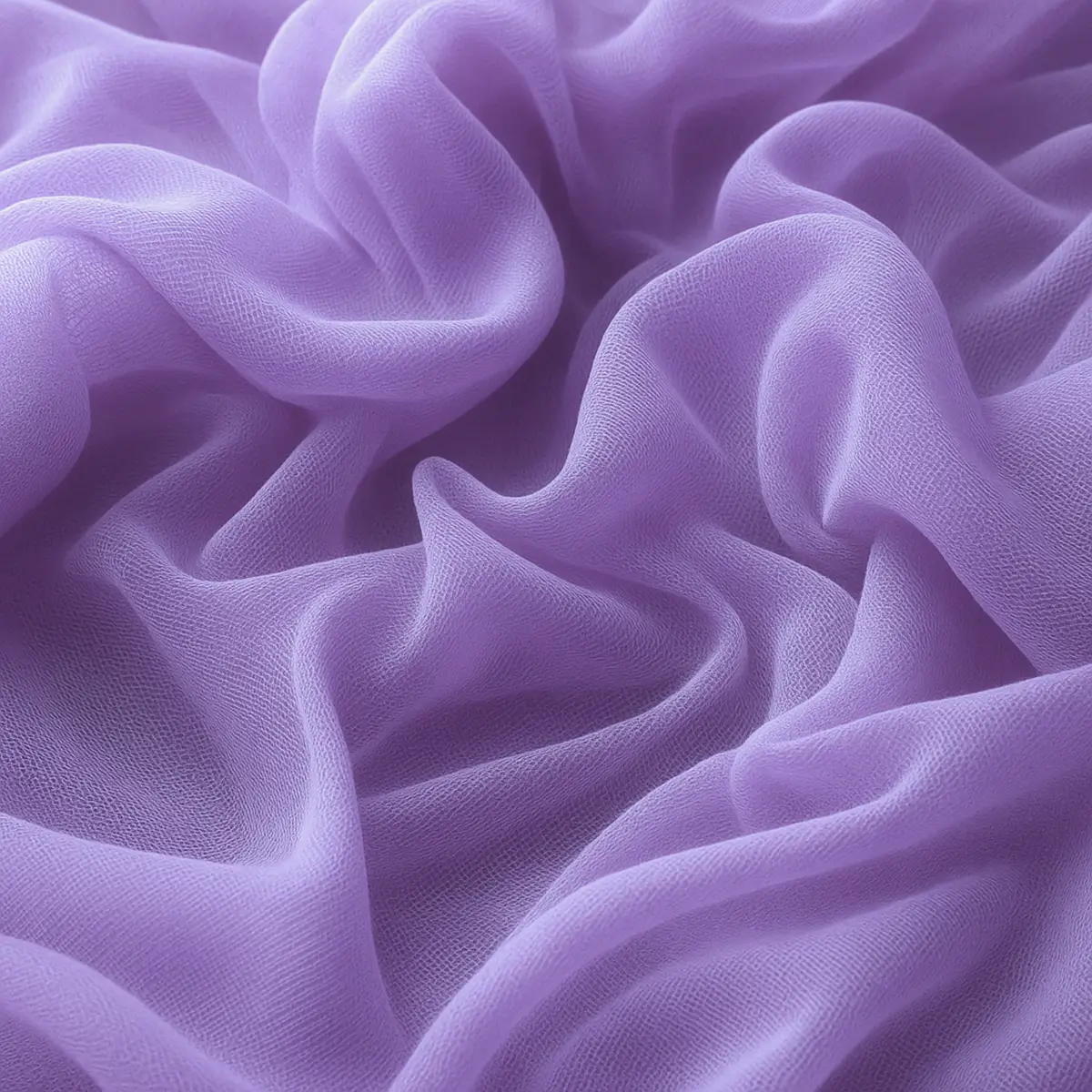 lej lavendel lilla chiffon stof 160x800 cm