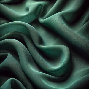 smaragdgrønt chiffon stof