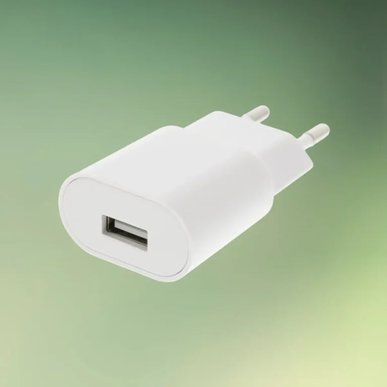 Deltaco USB oplader | USB-A | Hvid | Stik til USB lyskæder