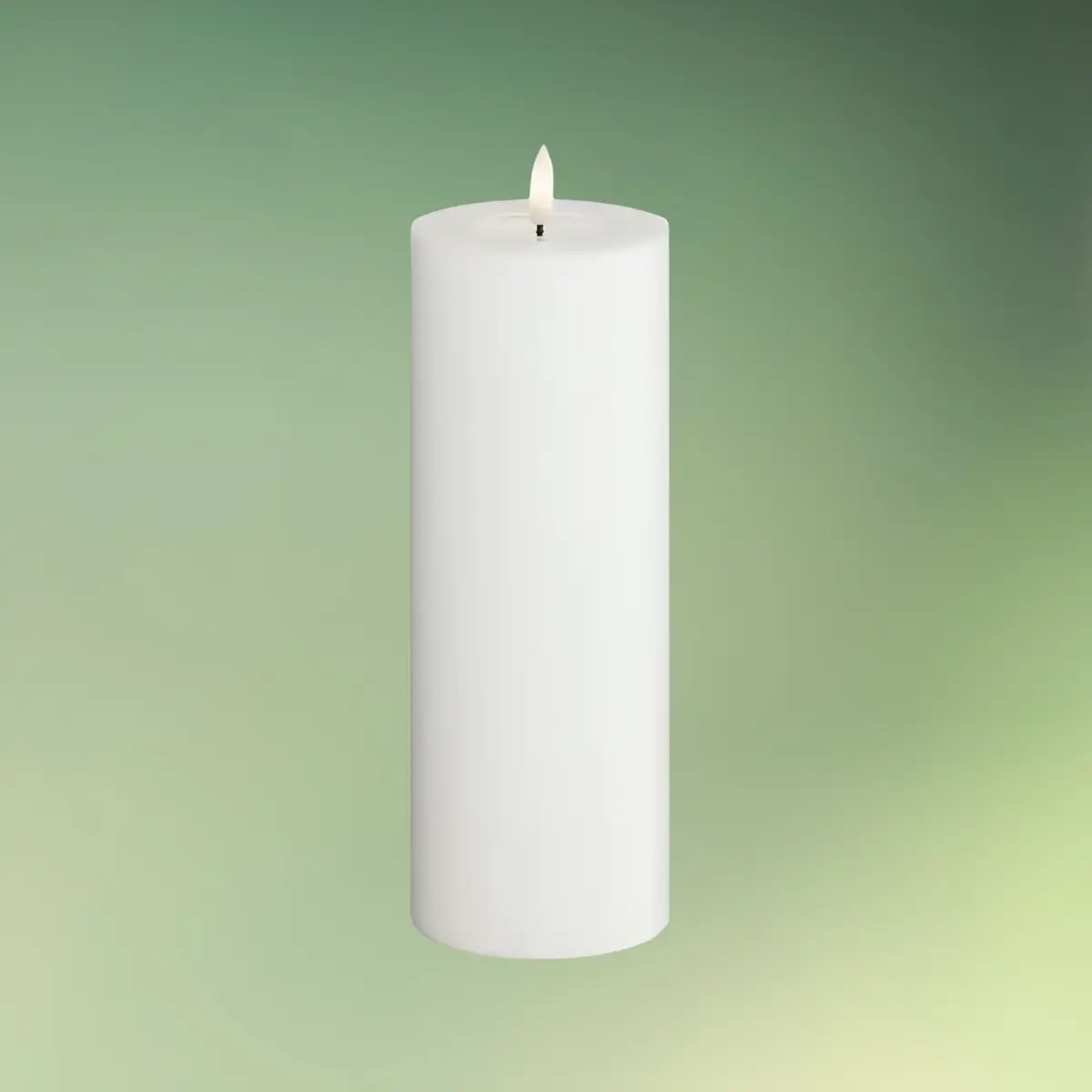 lej Real Flame LED Bloklys | Deluxe Homeart stearinlys | 20 cm | Hvid