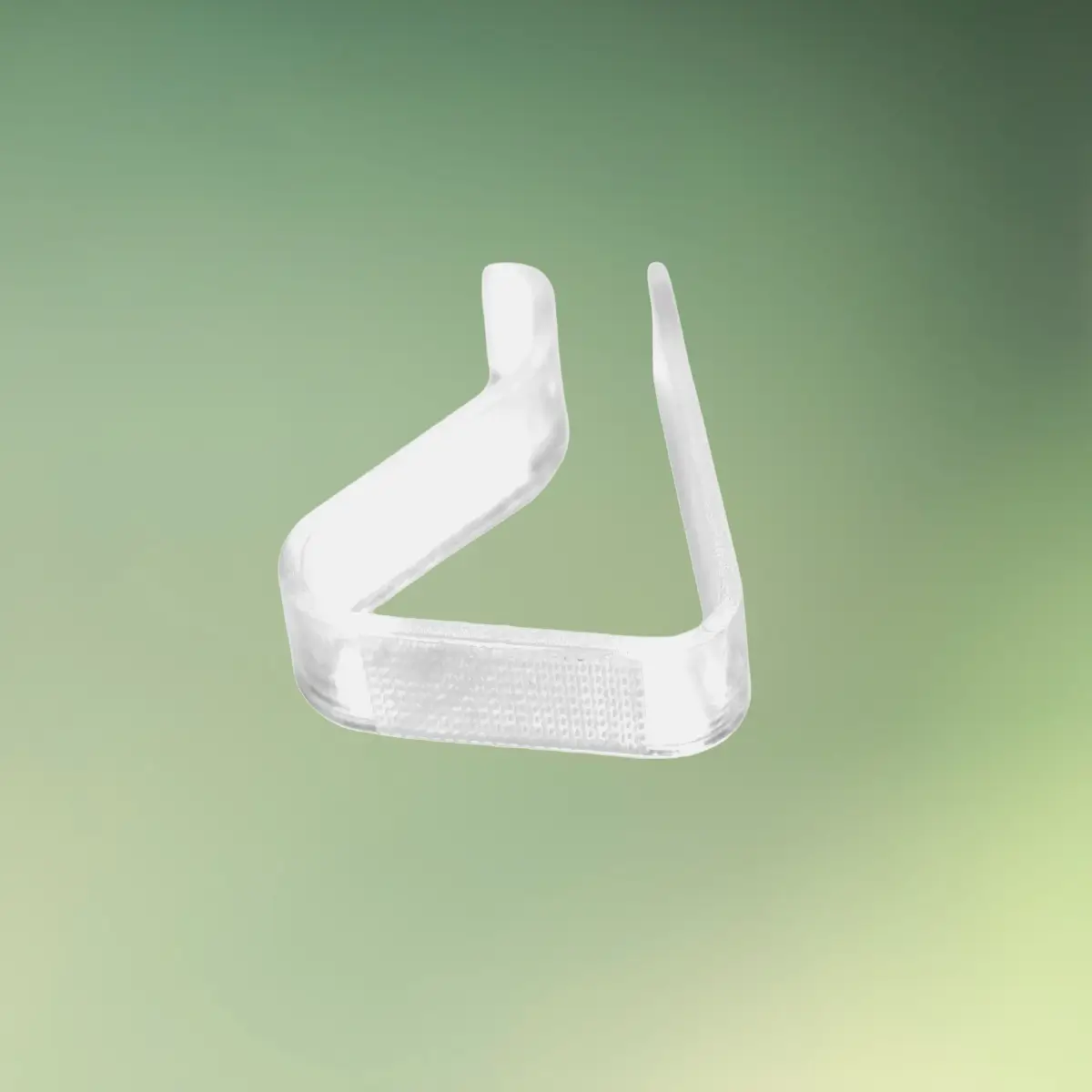 Dugklemmer med velcro - klemmer til opsætning af bord nederdel / bordskørt - klar plast - bordpladetykkelse op til 3,8 cm