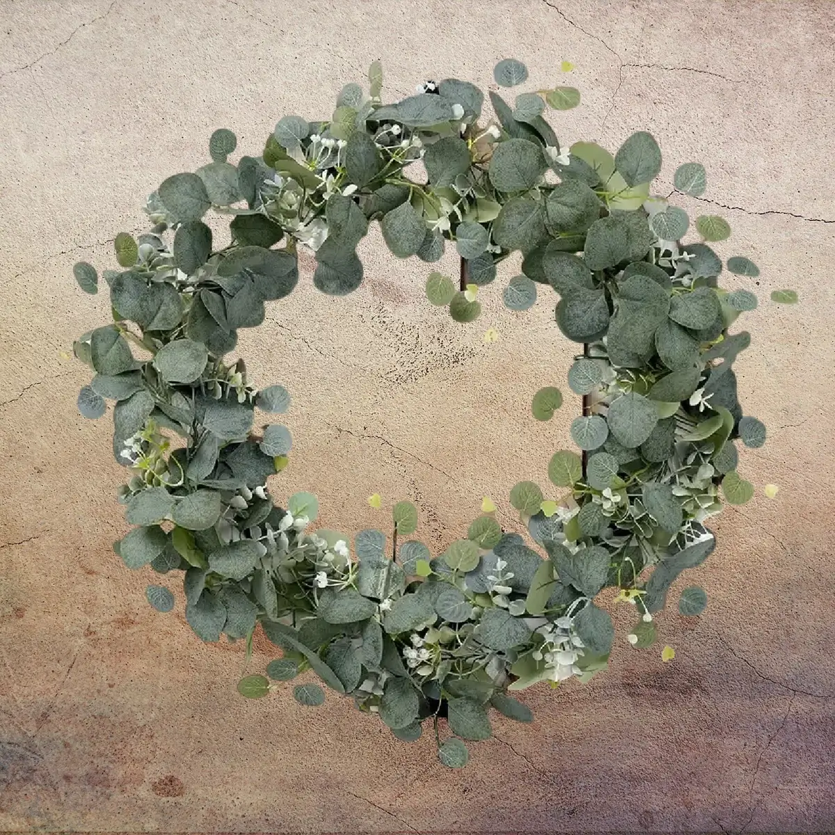 Eukalyptus guirlande med hvide blomster - Blomster og ranker - kategori - den store dag