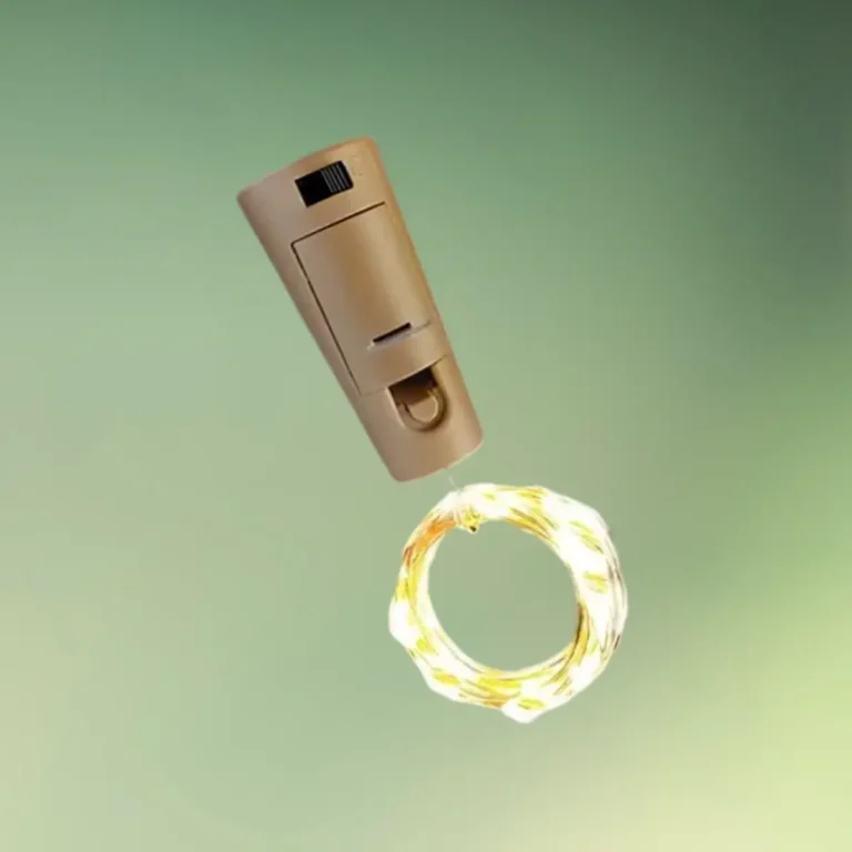 Lej en Flaskeprop med lyskæde | 20 LED-lys | 2 m | Varm hvid