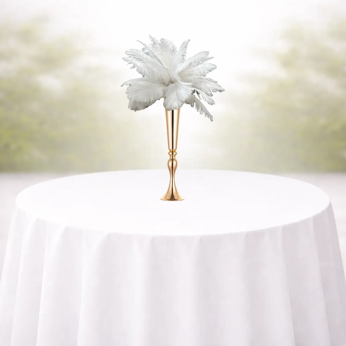 lej Centerpiece vase | Guld dekorationsvase | 55 cm