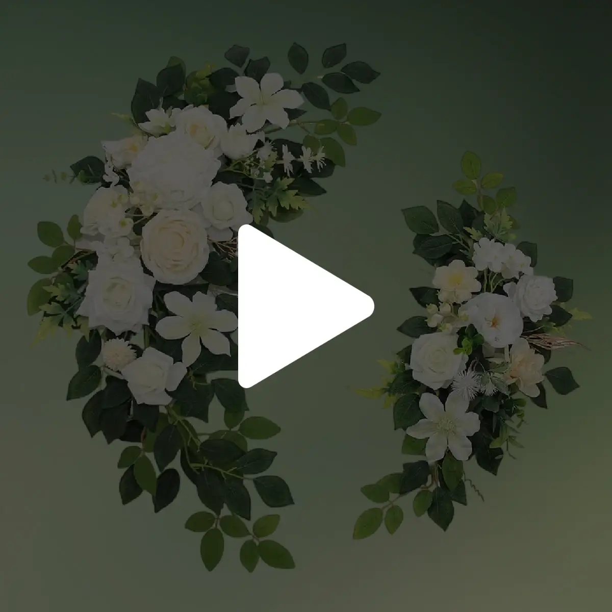 lej Hvide Kunstige Blomster