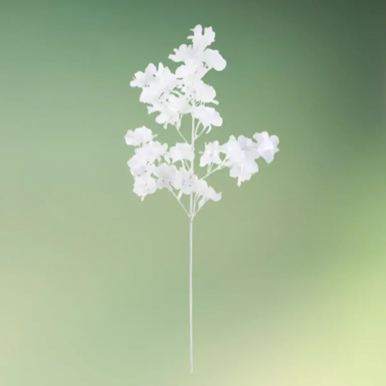 kunstig kirsebærblomstergren - gren med kirsebærblomster - hvid