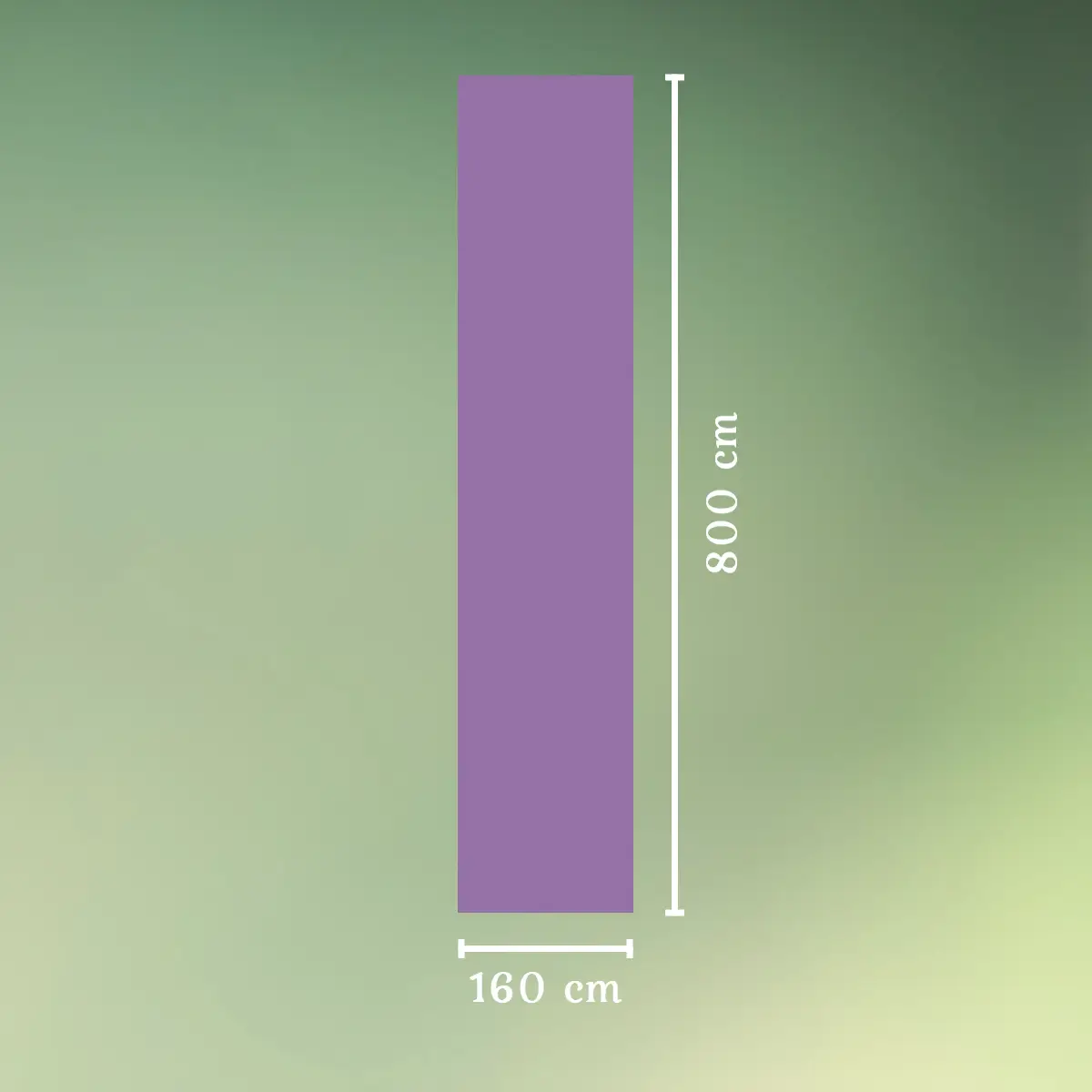 Lavendel Chiffon stof 160x800 cm mål v2 (1) lej lavendel lilla chiffon stof 160x800 cm