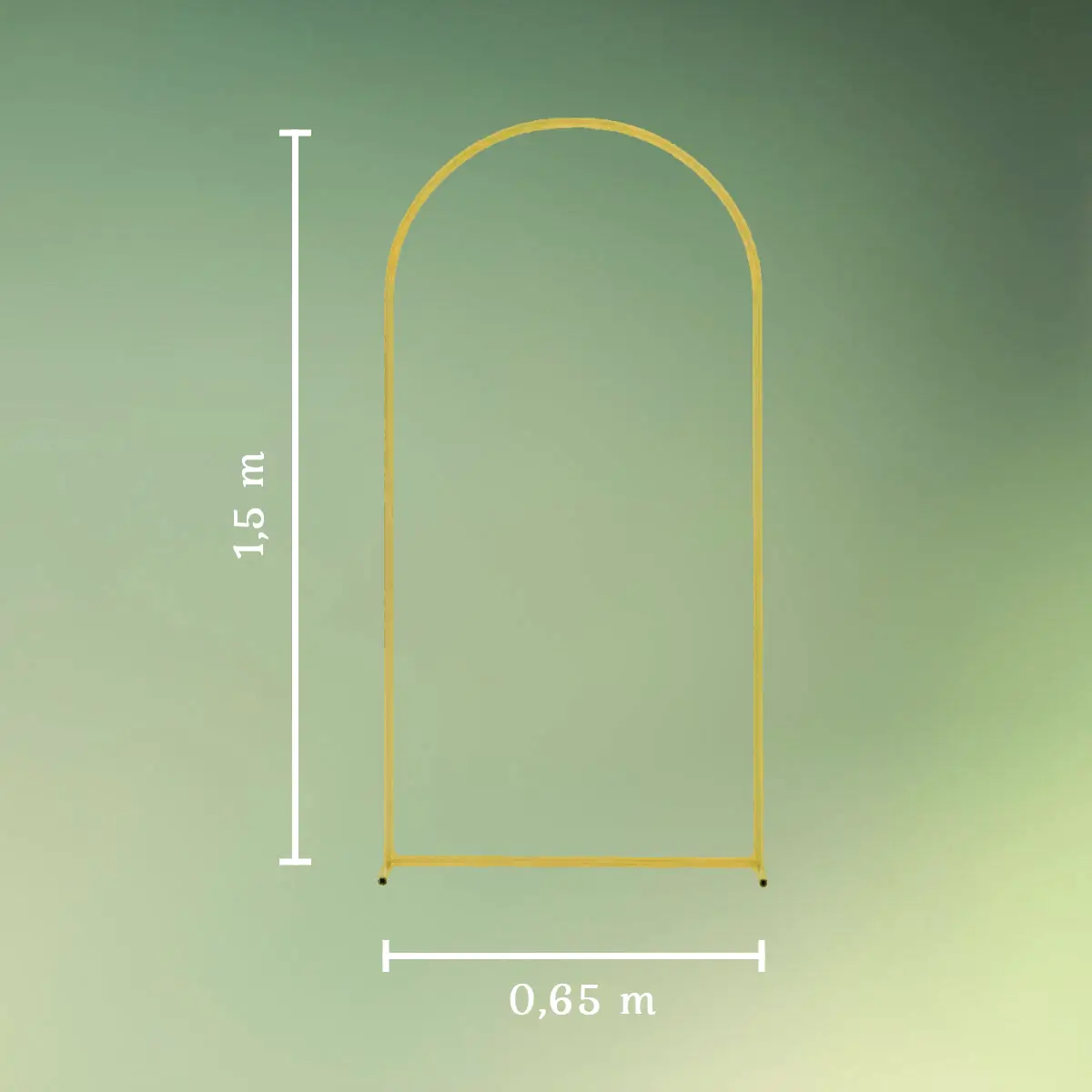 Luksuriøst metallisk ballonbue-sæt guld 1,5 x 0,65 m mål (1) Ballonbue stativ | Vielsesbue | Guldfarvet | M | 1,5 x 0,65 m