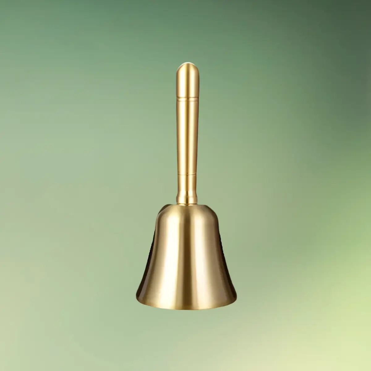 Messingklokke, Klassisk Design - gylden grøn b (1) lej Elegant Lotus Klokke Håndklokke - gylden