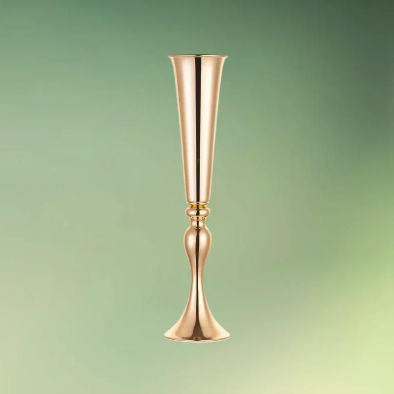 lej Centerpiece vase | Guld dekorationsvase | 55 cm