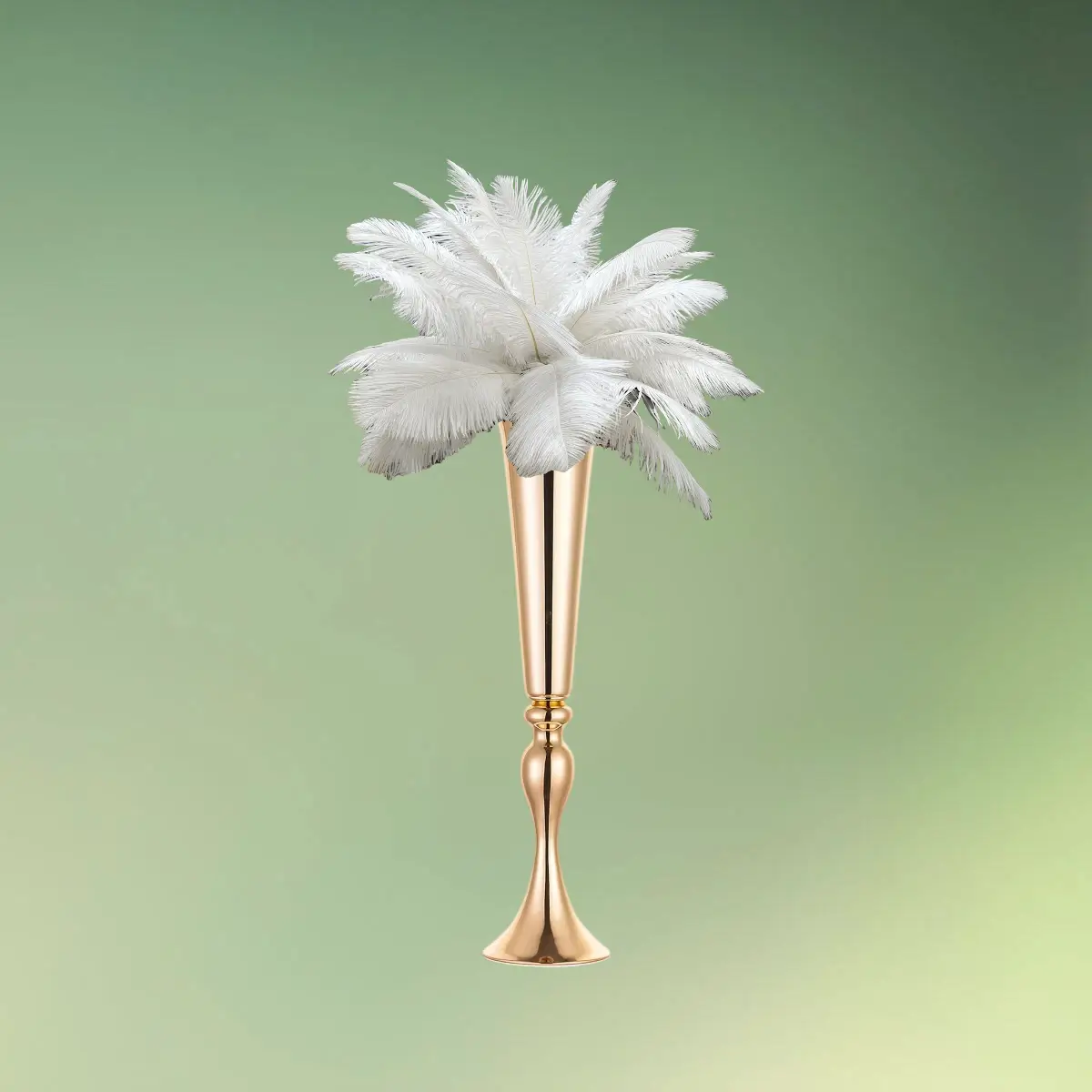 lej Centerpiece vase | Guld dekorationsvase | 55 cm