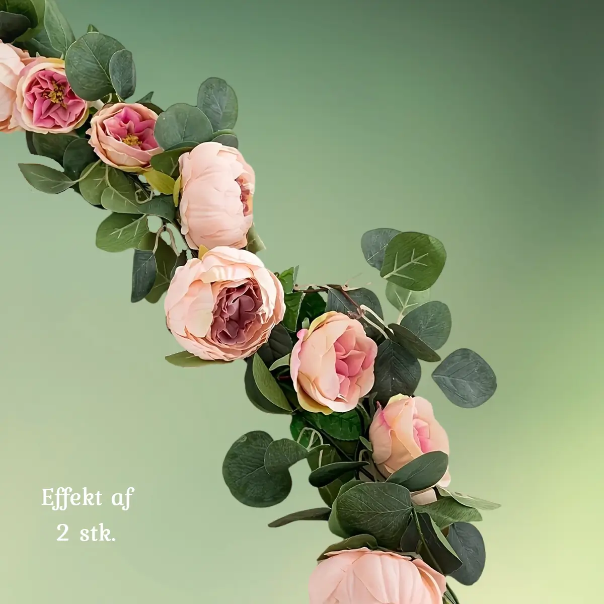 lej Kunstig blomsterranke med pæoner | Lyserød | 1,8 m