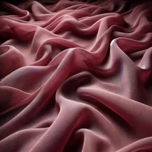 Støvet pink polyester stof
