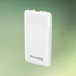 Powerbank med 2 USB-A porte | Hvid | Strøm til USB lyskæder mv. | 10.000 mAh | Powerkit