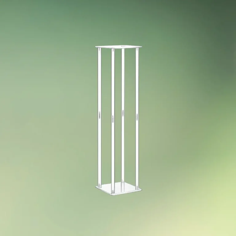 lej Rektangulært centerpiece stativ | Akryl stativ | 80 cm