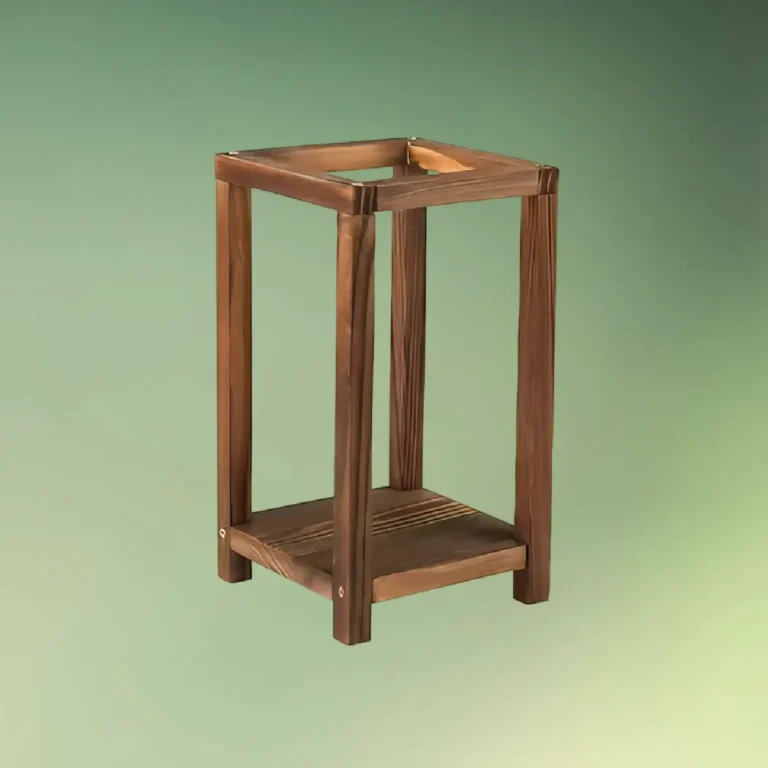 lej Rustik trælysestage til bloklys | Rektangulær træ lysestage / centerpiece | Træ lanterne