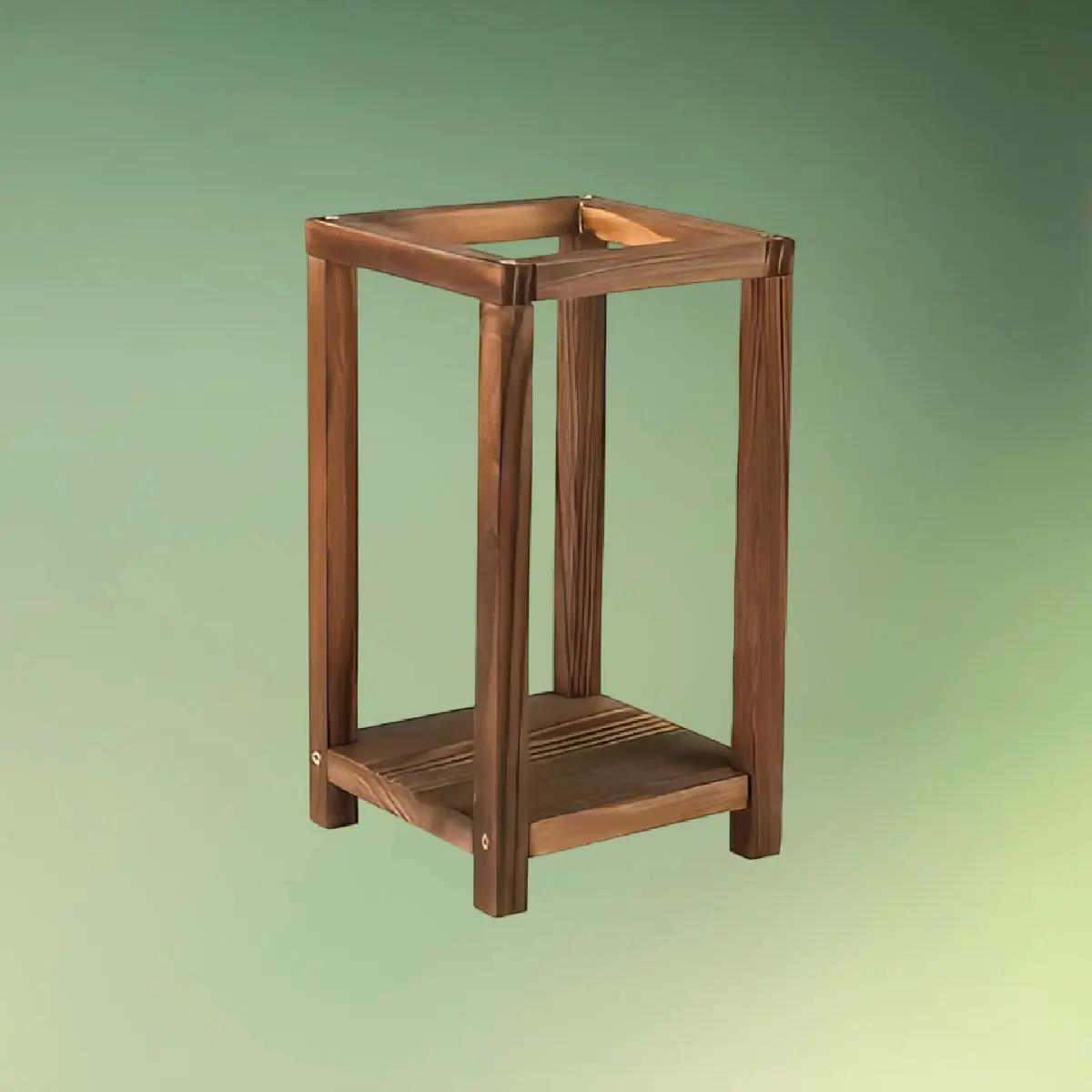 lej Rustik trælysestage til bloklys | Rektangulær træ lysestage / centerpiece | Træ lanterne