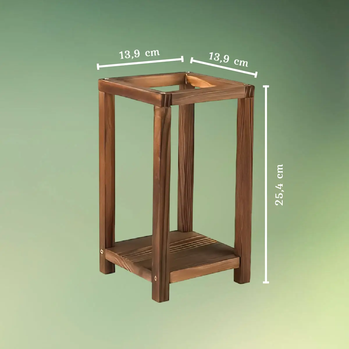 Rrustik rektankulær træ lysestage mål (1) lej Rustik trælysestage til bloklys | Rektangulær træ lysestage / centerpiece | Træ lanterne