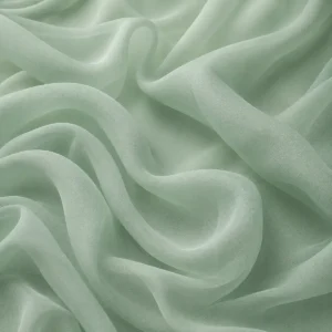 Lysegrønt chiffon