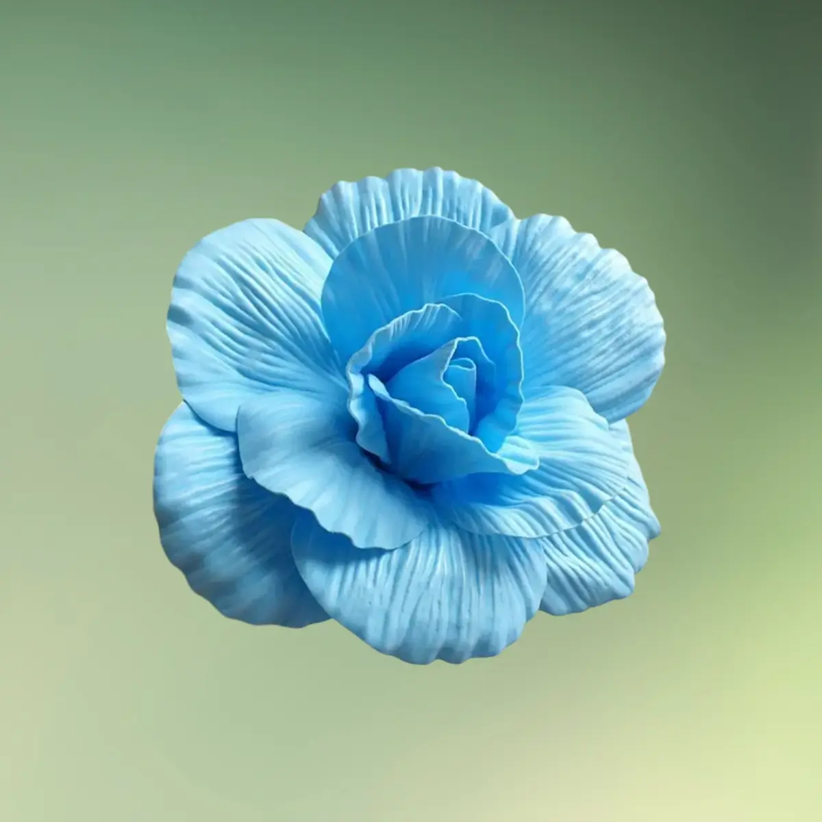 lej stor rose blomst 30 cm lyseblå