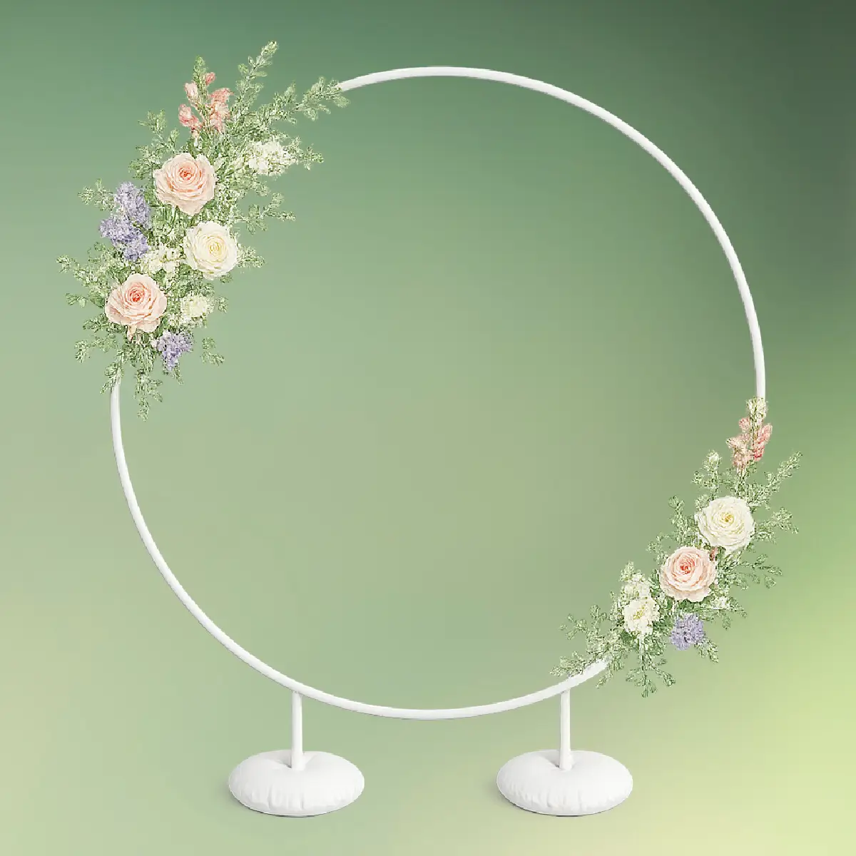 Vægt til vielsesbuer og stativer på bue - hvid (1)