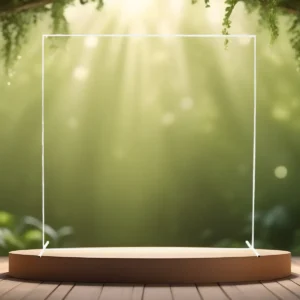 lej Kvadratisk vielsesbue - backdrop stativ 2 m / 3x3 m - hvid