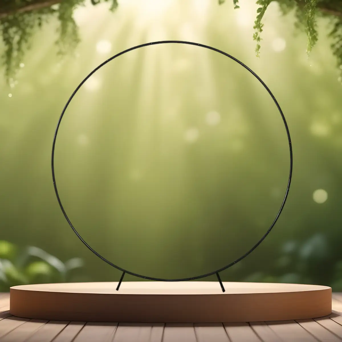 Vielsesbue rund sort