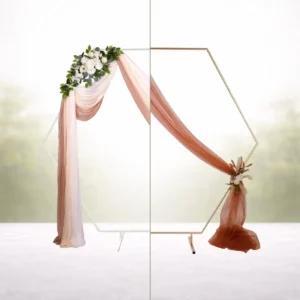 White Neutral - Warm rust - sekskantet split billede