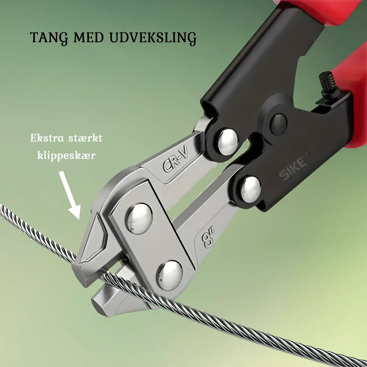 lej Wireklipper med kraftudveksling | Ekstra kraftfuld tang til ståltråd mv.