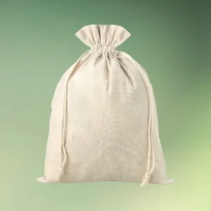 bomuldspose med snor - 30x40 cm