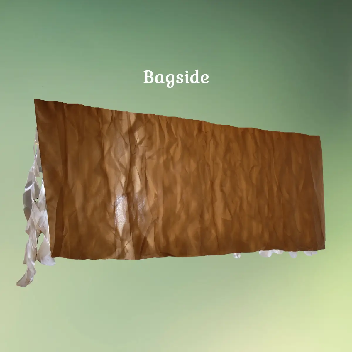 bordnederdel gylden - 183x75 cm bagside grøn b (1) bord nederdel i tyl - bordskørt tutu - gylden, guld - bryllup