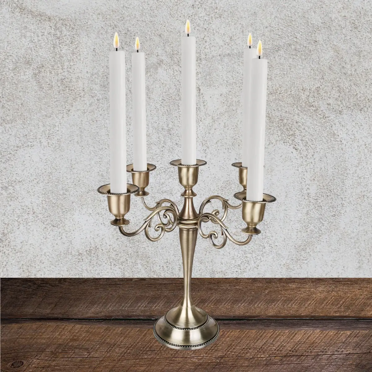 lej Femarmet lysestage vintage messing